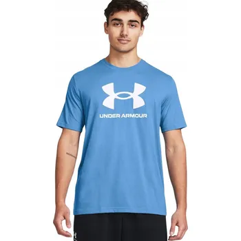 PÁNSKÉ TRIČKO UNDER ARMOUR SPORTSTYLE LOGO MODRÉ 1382911 444 vel. XL