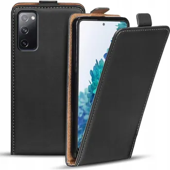 Pouzdro na mobilní telefon Flipové pouzdro Samsung kožené černé pro Galaxy S20 FE / S20 FE 5G
