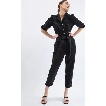 Dámský overall Orsay dámský overal černý džínový 3/4 rukáv 7/8 délka velikost 40