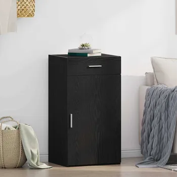 Příborník do zásuvky Servírovací skříň se zásuvkou Černý dub 50 x 42,5 x 93 cm