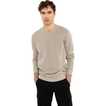 Pánská mikina Pánská mikina VOLCANO-B-LORENC-101M-CREAM MEL Béžová XL