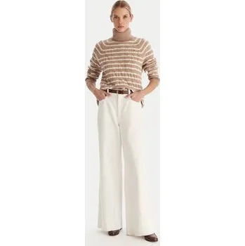 Pánské oblečení Tommy Hilfiger Rolák WW0WW46791 Béžová Regular Fit XXL