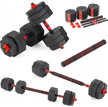 IP kamera SADA NASTAVITELNÝCH ČINEK 2X15KG SE TYČÍ GYMTEK