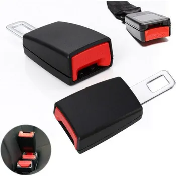 Tuning 2x Černá spona bezpečnostního pásu - prodloužení pro dětskou autosedačku