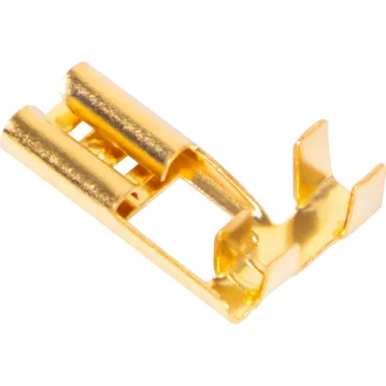 Elektrický konektor Neizolovaný plochý úhlový konektor samice 4,8/17