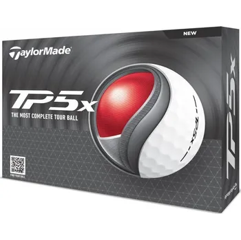 Golfový míček TaylorMade TP5x 2024, bílé golfové míčky