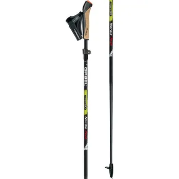 Nordic walkingová hůl Hole na nordic walking Gabel NORDIC TECH 80 OS Černá, Bílá, Reflexní neon