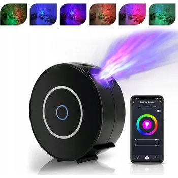 Lampička NOČNÍ LAMPA S PROJEKTOREM HVĚZD A GALAXIÍ – LED