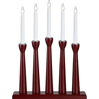 Svícen Markslöjd Maseskär červený svícen