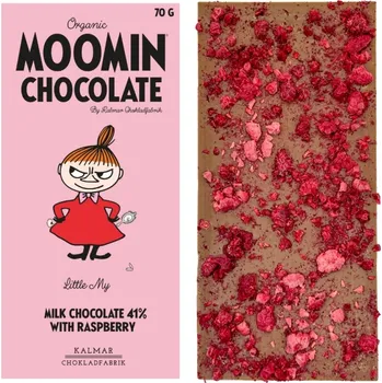 Čokoláda Kalmar Chokladfabrik Bio čokoláda Little My 41% / malinová
