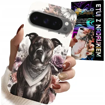 Pouzdro na mobilní telefon POUZDRO PRO GOOGLE PIXEL 9 / 9 PRO - PITBULL NEBEZPEČNÉ PSY POUZDRO ZADNÍ KRYT