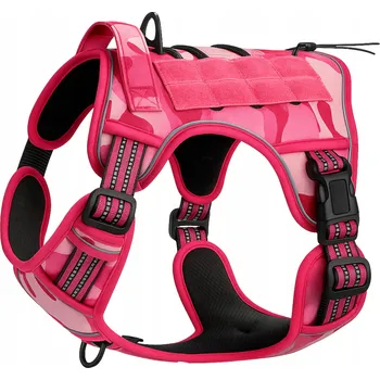 Postroj pro psa Postroj pro střední / velkého psa, silný, Easy Walk, nastavitelný, XL, reflexní