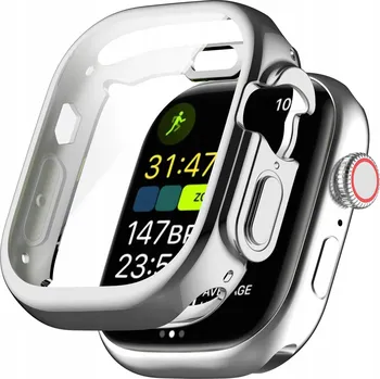 Pouzdro na mobilní telefon POUZDRO POUZDRO NÁRAZNÍK KRYT OBRAZOVKY 2V1 PRO APPLE WATCH ULTRA 49MM 1 2