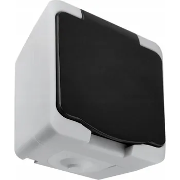 Elektrická zásuvka Hermetická Elektrická Zásuvka Orno šedá OR-OE-7305(GS)/WB/10