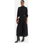 Liu Jo Košilové šaty MF5145 T4241 Černá Regular Fit 40