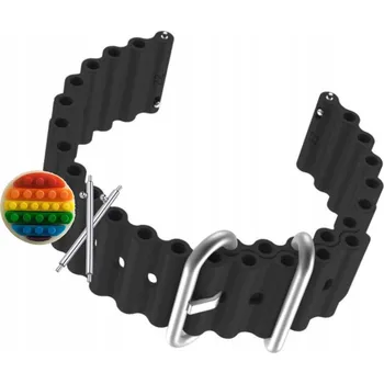 Pouzdro na mobilní telefon Pásek Řemínek pro Leotec Chytré Hodinky GPS MultiSports Polster, Silikon Vlna Kol