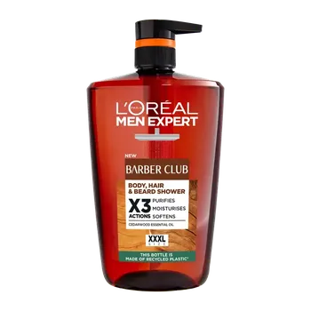 Sprchový gel L'Oréal Men Expert Barber Club šampon na vousy, vlasy a tělo