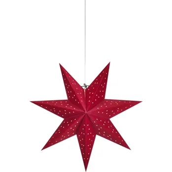 Vánoční dekorace Markslöjd Blink červená závěsná hvězda 45 cm