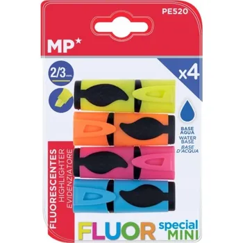 Zvýrazňovač Zvýrazňovač vícebarevný MP 4 ks