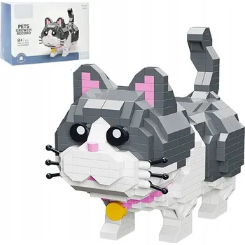 ostatní stavebnice Stavební bloky Sada koťátek Stavební bloky Vzdělávací hračky 3D figurka