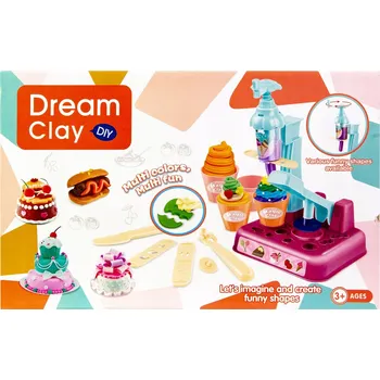 Modelovací hmota MODELÍNA MODELOVACÍ HMOTA KREATIVNÍ SADA, MALÝ ŠÉFKUCHAŘ, JÍDLO XL