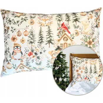 Povlak na polštářek Povlak na polštář 50x70 cm Vánoční Bavlna 100% Vánoce HouseArtLife