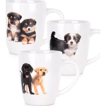 Sada keramických hrnků se psy 220 ml, 3 ks