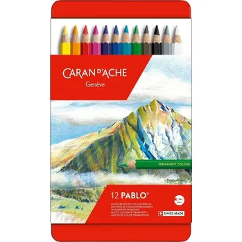 Kresba Caran D'ache Pablo 12 Pastelky