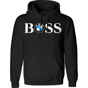 Pánská mikina PÁNSKÁ BAVLNĚNÁ MIKINA S KAPUCÍ BOSS BMW VEL L