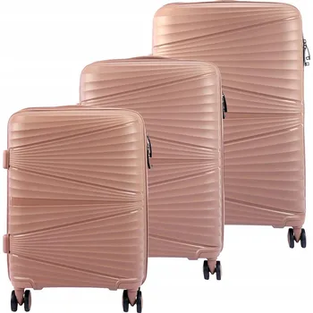 Podprsenka SADA PEVNÝCH CESTOVNÍCH KUFRŮ MALÝ STŘEDNÍ VELKÝ JONY