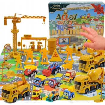Kalendář ADVENTNÍ KALENDÁŘ pro kluky – Stavební vozidla jako DÁREK 2025