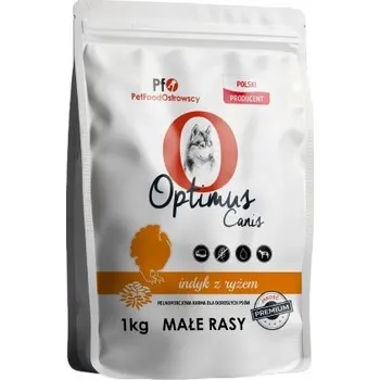 Krmivo pro psa Krmivo Optimus Canis Premium pro dospělé psy malých plemen KRŮTA S RÝŽÍ 1 kg