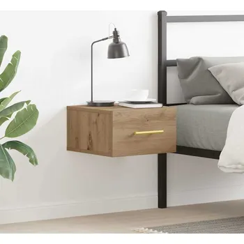 Ložnice Noční skříňka Artisanový dub 35 x 35 x 20 cm kompozitní dřevo