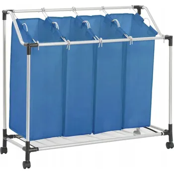 Volně stojící koš na prádlo VidaXL 1 l modrý