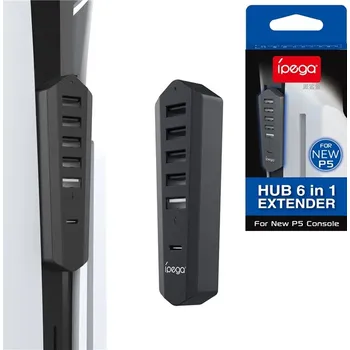 USB hub USB HUB Rozbočovač 6v1 iPega pro PlayStation PS5 Slim