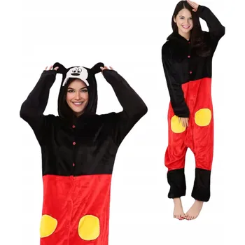 Dámské noční prádlo Pyžamo Onesie Kigurumi Kostým Mickey Mouse XXL: 185 - 195 cm