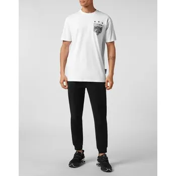 Pánské tričko Plein Sport T-Shirt 3543 Bílá Regular Fit S