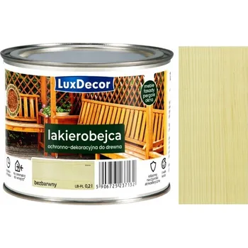 barva a nátěr na dřevo LUXDECOR LAK 0.2L BEZBARVÝ
