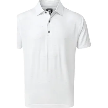 Golf FootJoy Lisle Stripe Leaf Print, White, Mint S