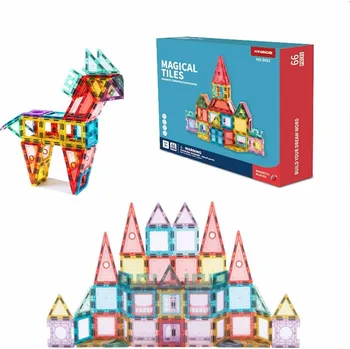 ostatní stavebnice Magnetická stavebnica Magical Tiles 66ks sada
