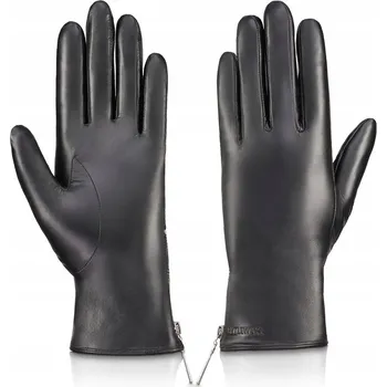 Rukavice Betlewski pětiprsté rukavice z pravé kůže velikost S - dámské