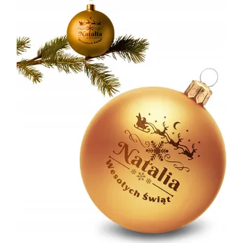 Vánoční dekorace Hladká Vánoční Koule vánoční koule 8 cm 1 ks