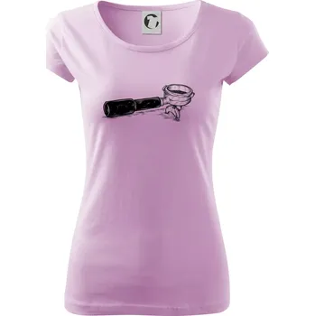Dámské tričko Páka kávovar - Dámské triko Pure - 3XL ( Orchid )