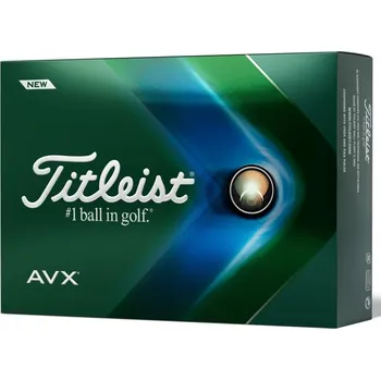 Golfový míček Titleist AVX, bílé golfové míčky