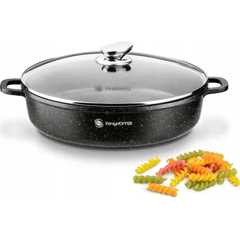 Pánev Tradiční pánev Konighoffer Pollo Black 32 cm s nepřilnavým povrchem