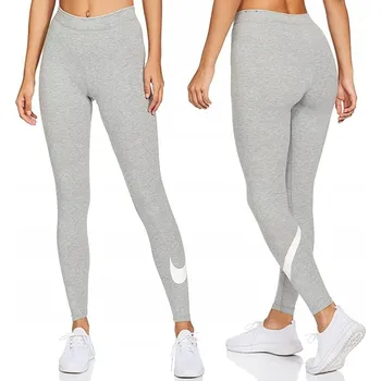 Dámské legíny Nike dámské legíny šedé sportovní klasické bavlněné 815998-063 L