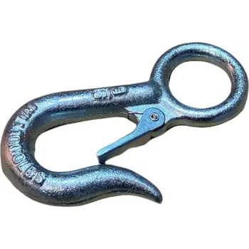 zvedák Hák zemědělský s okem - typ karabina - nosnost 500 kg, Zn.