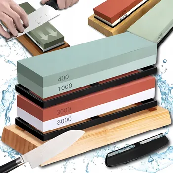 Brousek na nože, dvoustupňová, kamenná 400/1000, 3000/8000