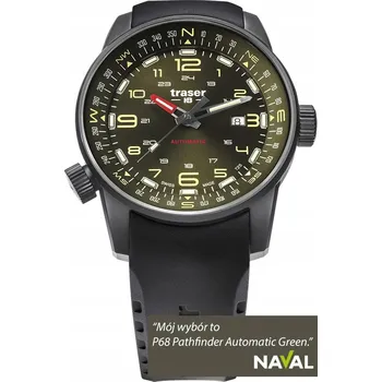 Hodinky Pánské Hodinky Traser TS-110457 černý řemínek