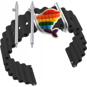 Pásek Řemínek pro Xiaomi Watch S3, Silikon Vlna Barva, nastavitelný